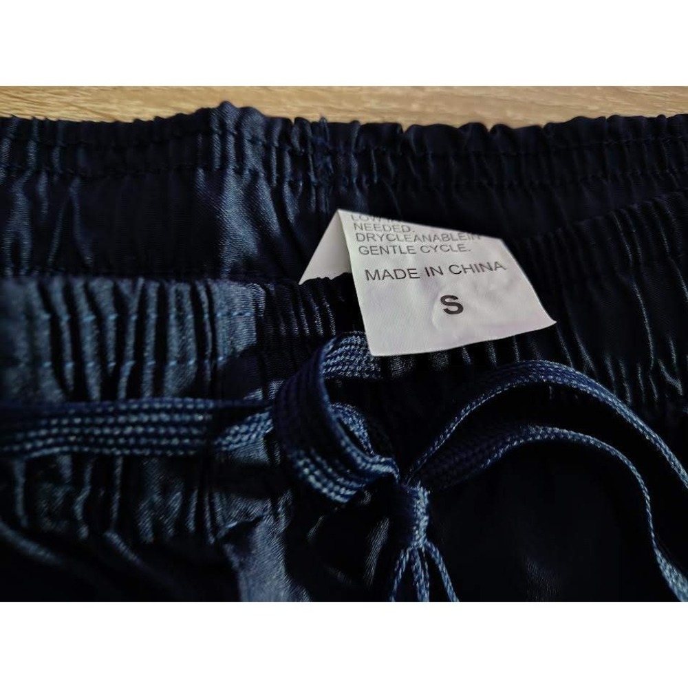 Men's Athletic Shorts Elastic Waist Drawstring Pockets Size S set of 2 blk&bl - Picture 7 of 7